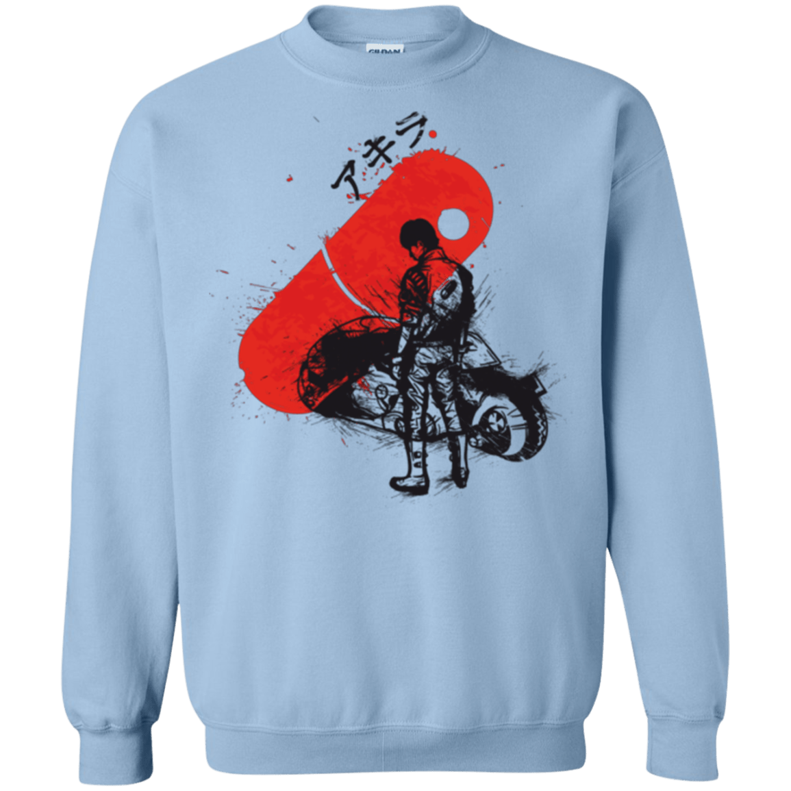 Sweatshirts Light Blue / Small RED SUN AKIRA Crewneck Sweatshirt