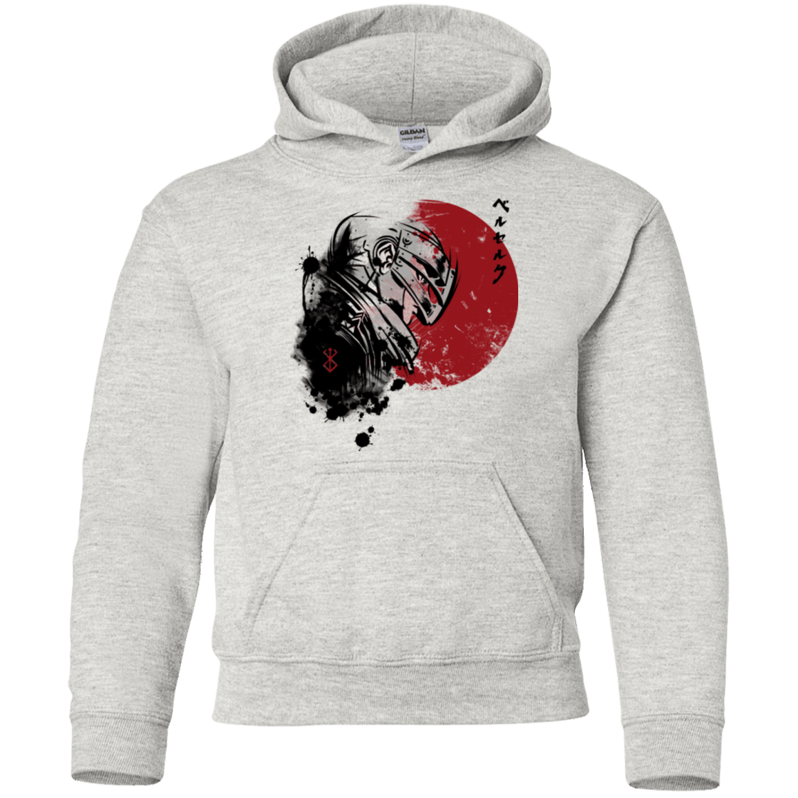 Sweatshirts Ash / YS Red Sun Guts Youth Hoodie