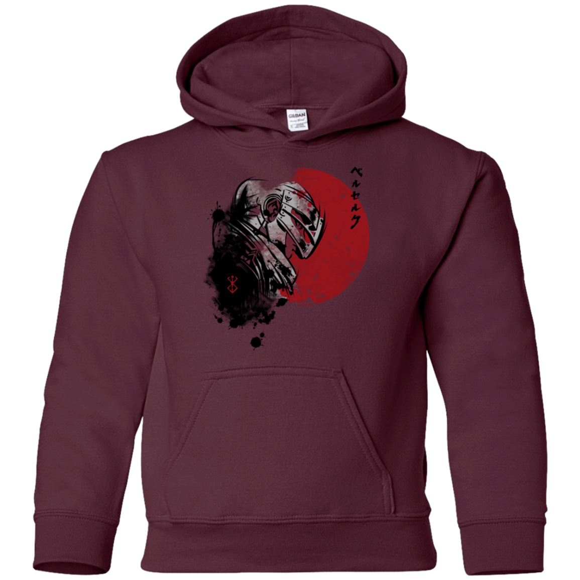 Sweatshirts Maroon / YS Red Sun Guts Youth Hoodie