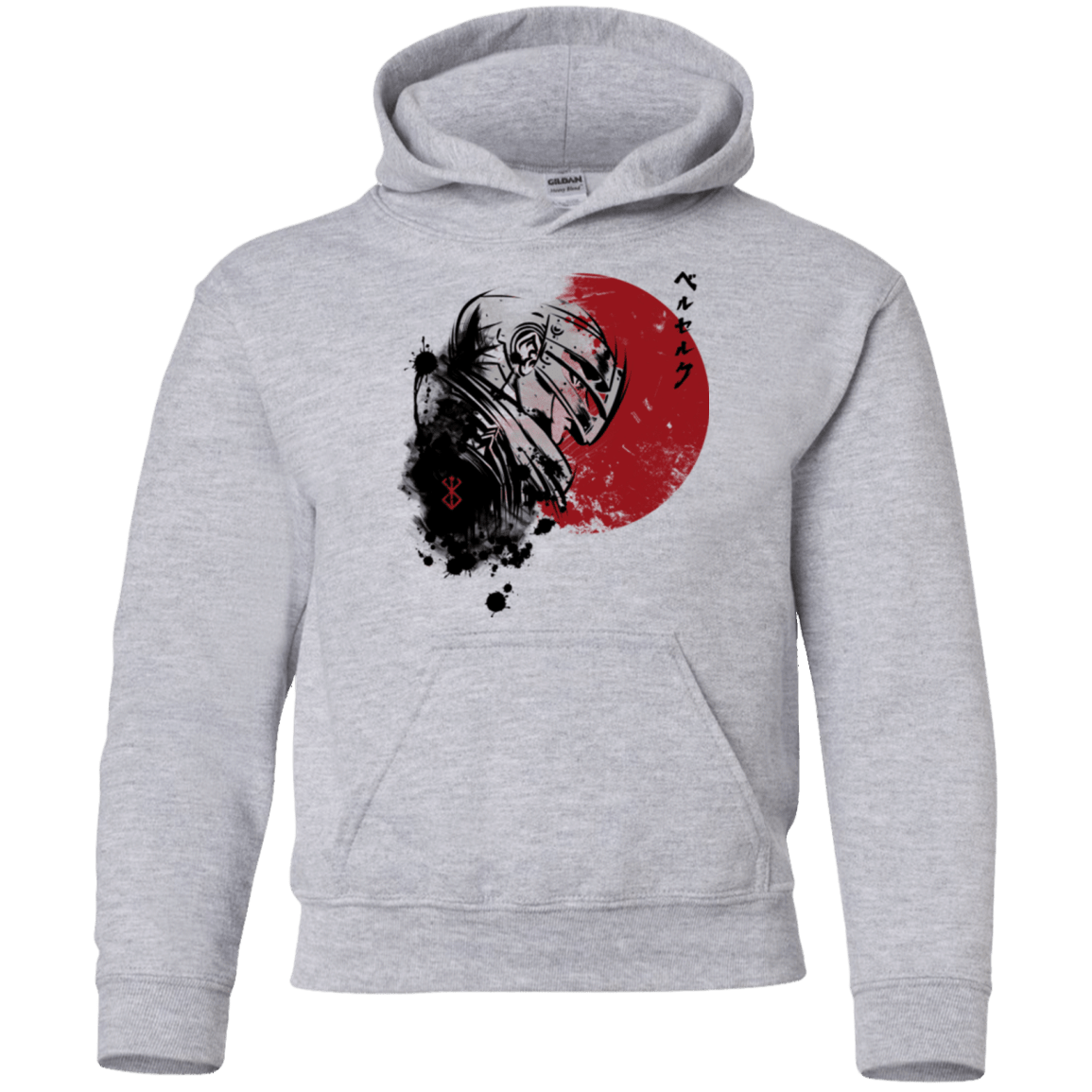 Sweatshirts Sport Grey / YS Red Sun Guts Youth Hoodie