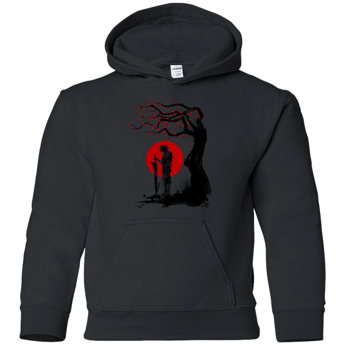 Sweatshirts Black / YS Red Sun in Zanarkand Youth Hoodie