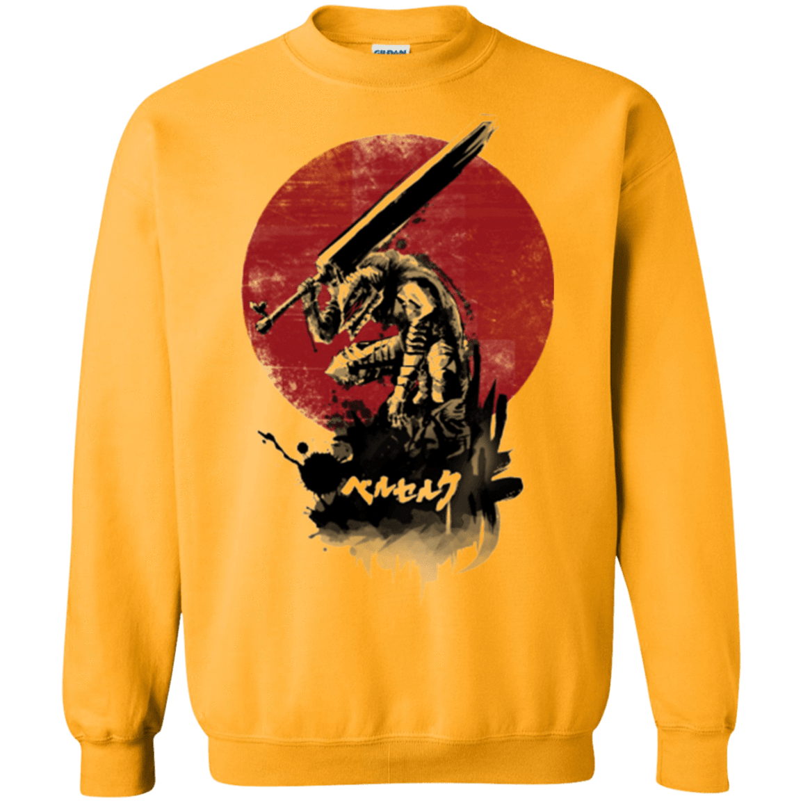 Sweatshirts Gold / Small Red Sun Swordsman Crewneck Sweatshirt