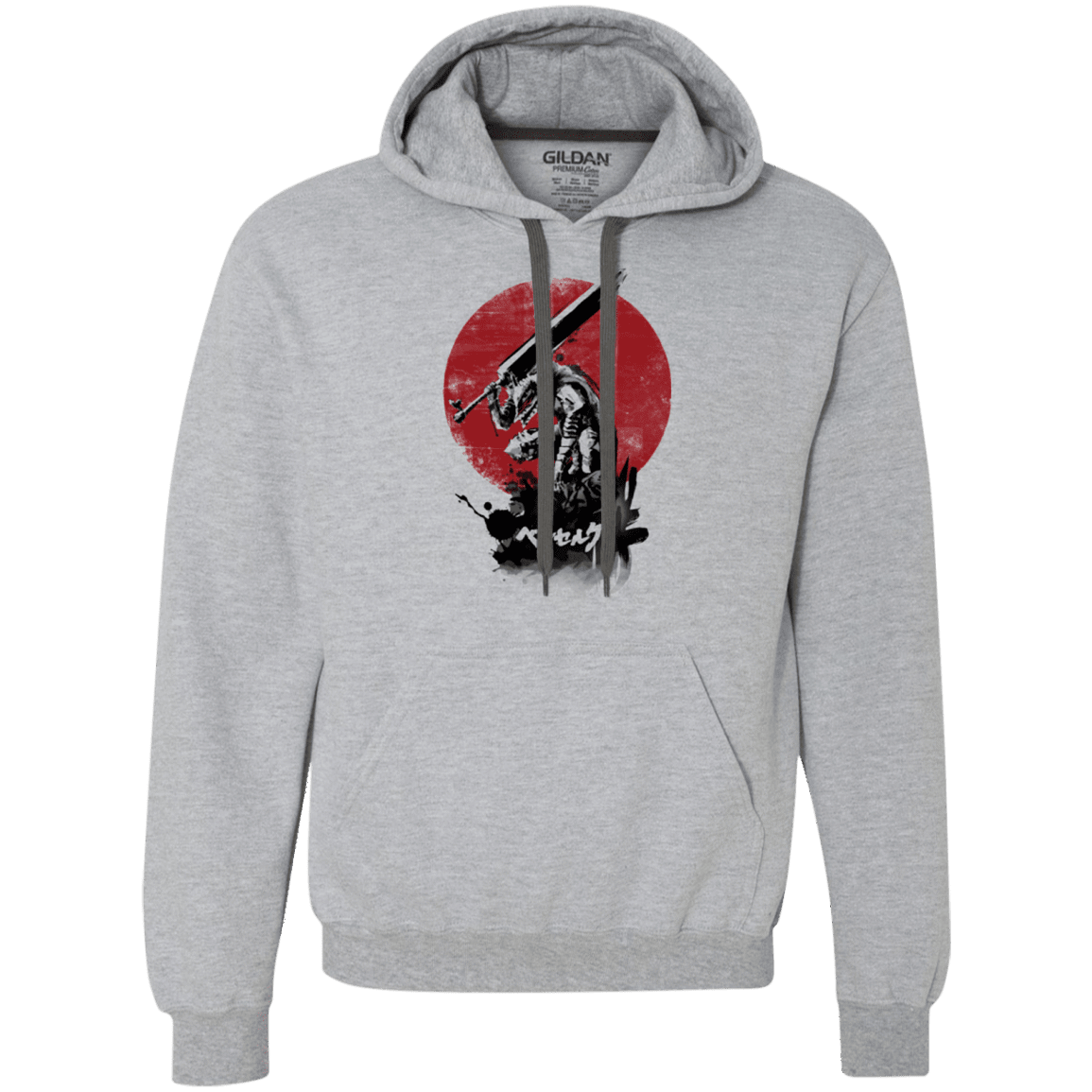 Sweatshirts Sport Grey / Small Red Sun Swordsman Premium Fleece Hoodie