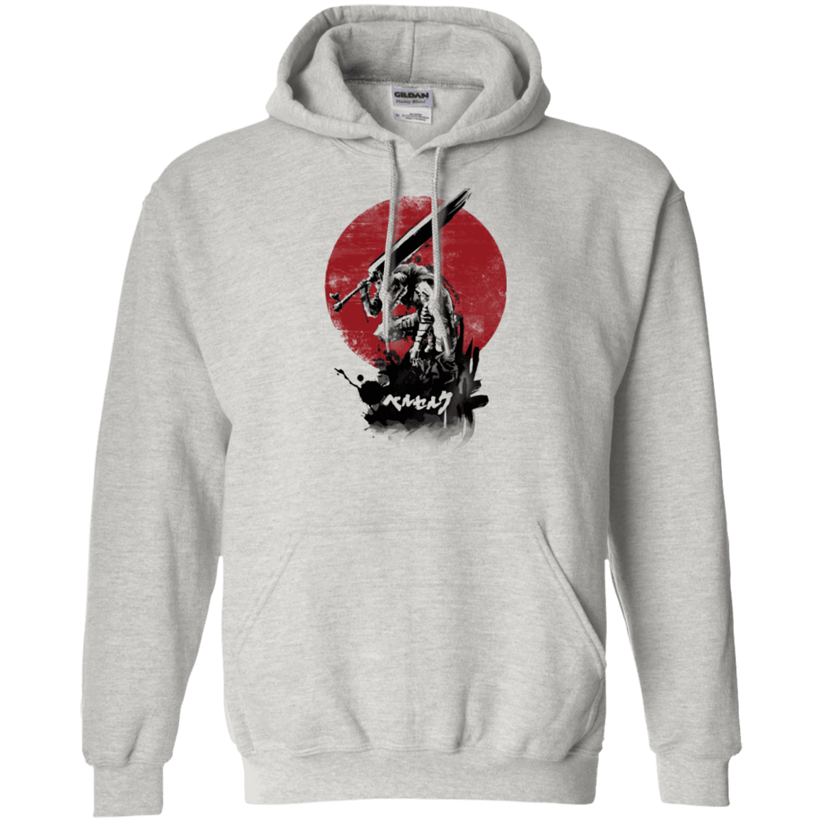 Sweatshirts Ash / Small Red Sun Swordsman Pullover Hoodie