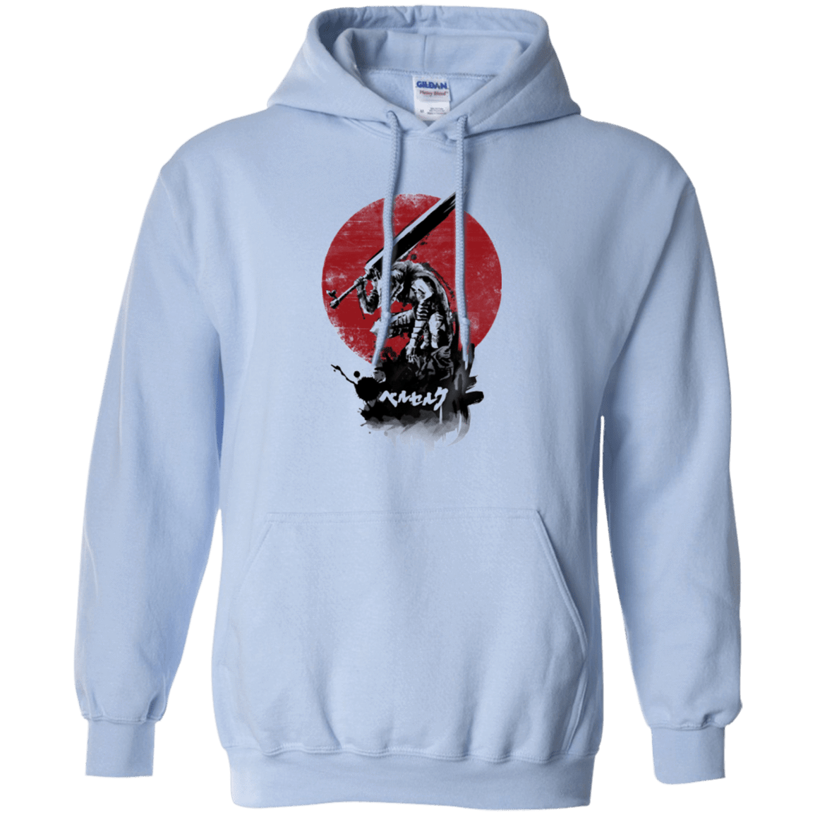 Sweatshirts Light Blue / Small Red Sun Swordsman Pullover Hoodie