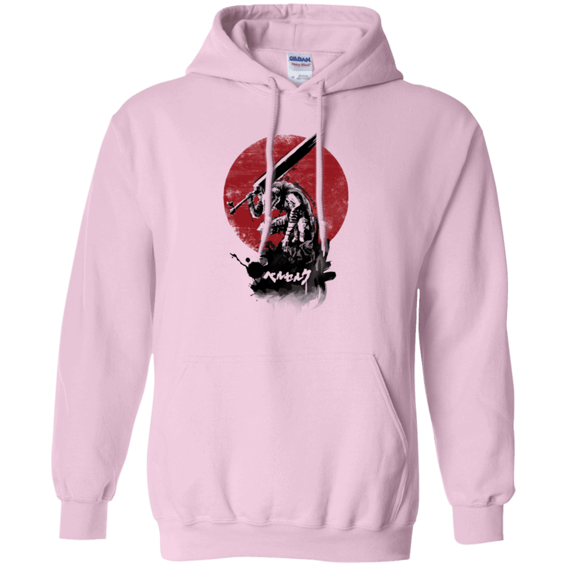 Sweatshirts Light Pink / Small Red Sun Swordsman Pullover Hoodie