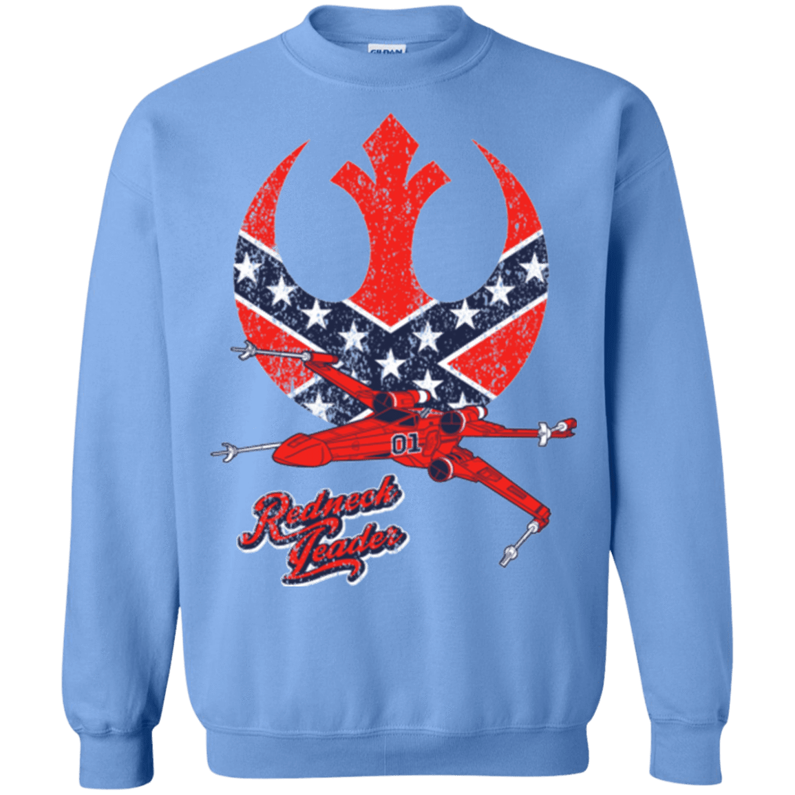 Sweatshirts Carolina Blue / Small Redneck Leader Crewneck Sweatshirt