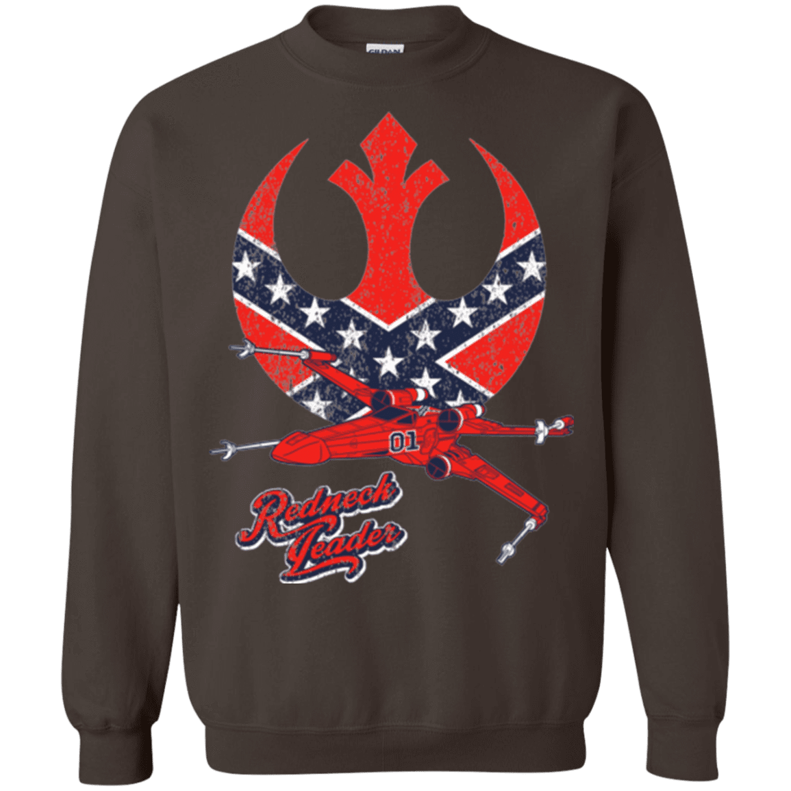 Sweatshirts Dark Chocolate / Small Redneck Leader Crewneck Sweatshirt