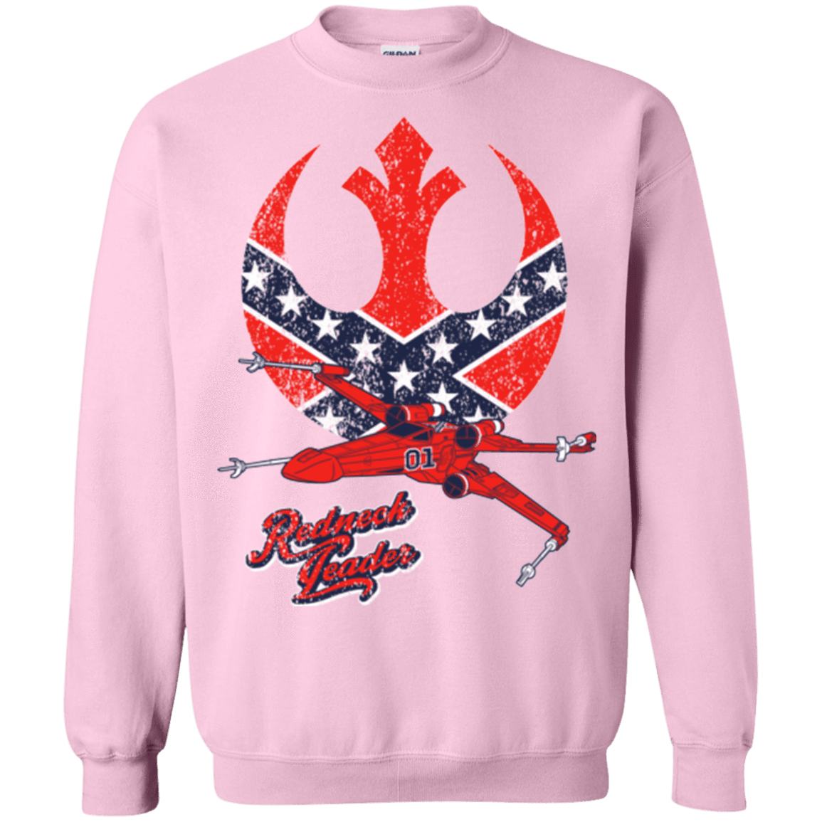 Sweatshirts Light Pink / Small Redneck Leader Crewneck Sweatshirt