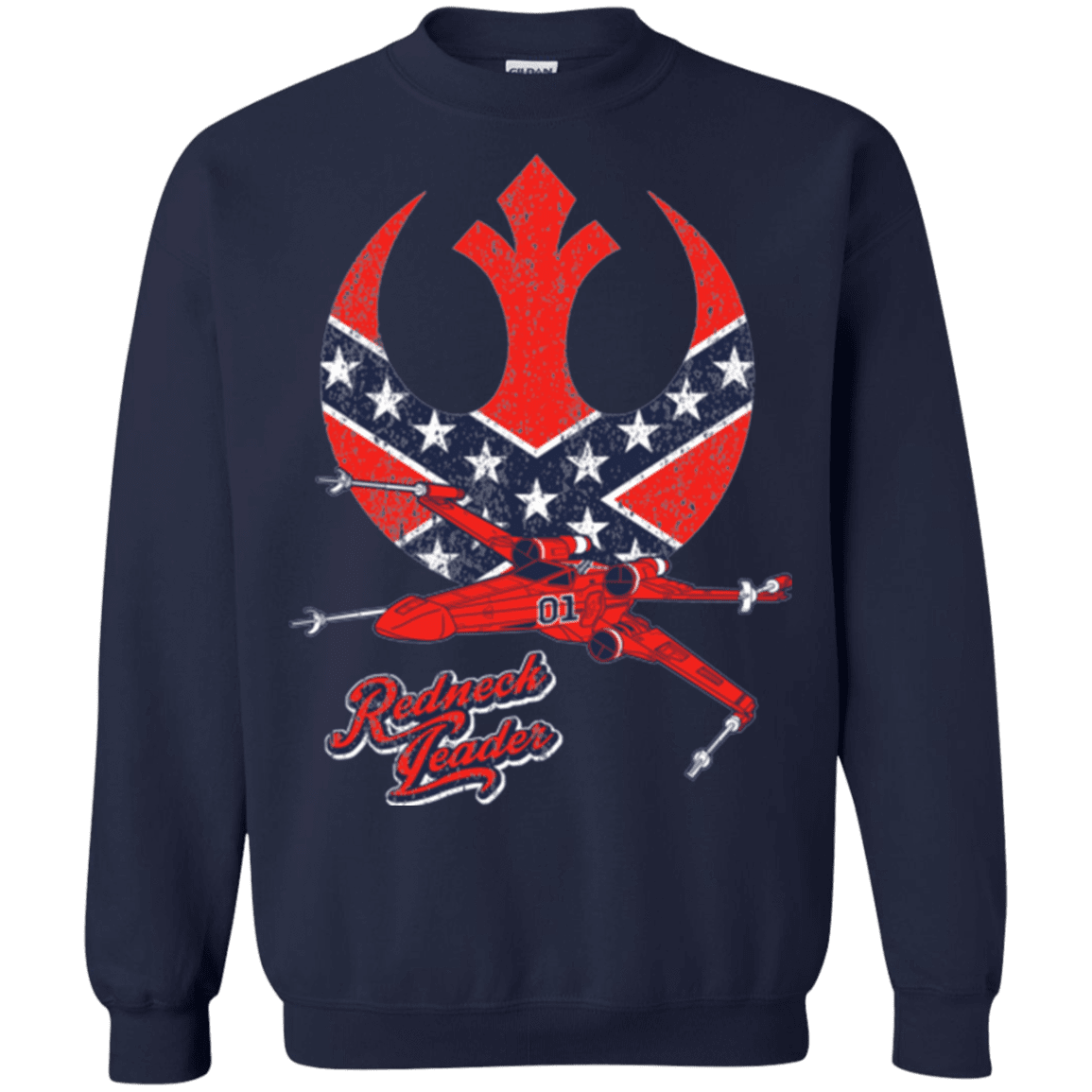 Sweatshirts Navy / Small Redneck Leader Crewneck Sweatshirt