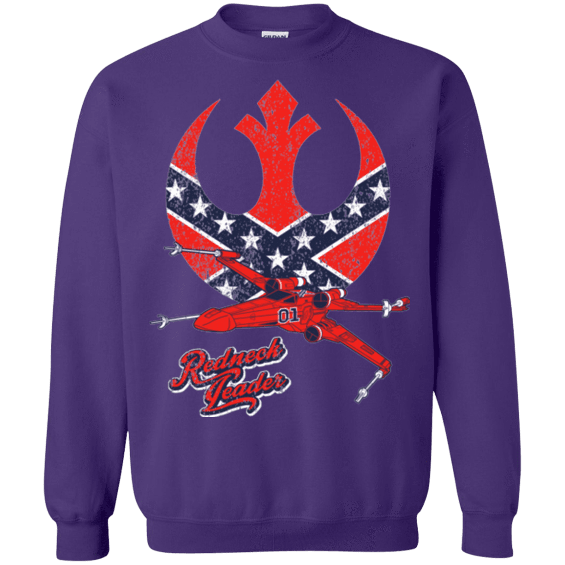 Sweatshirts Purple / Small Redneck Leader Crewneck Sweatshirt