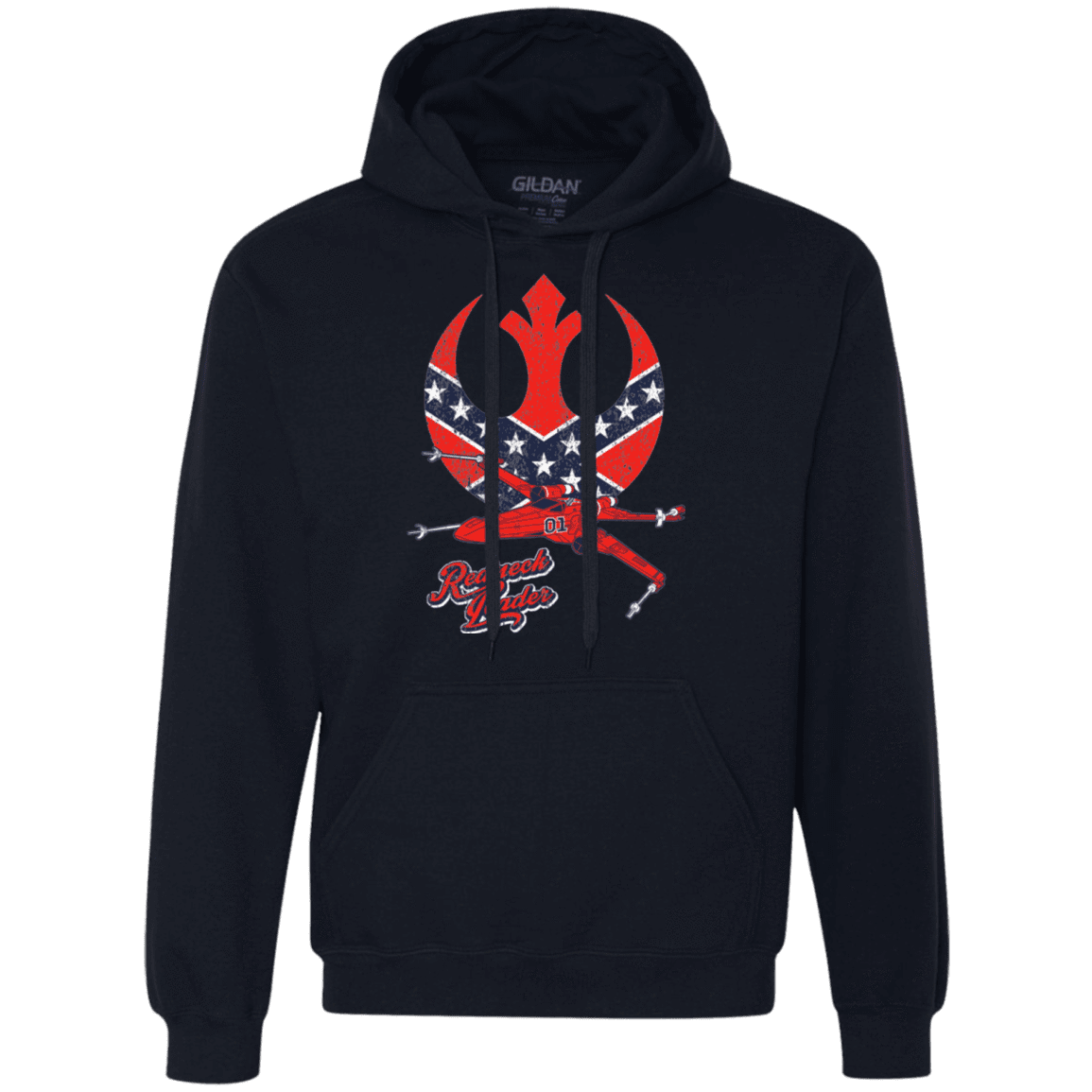 Sweatshirts Navy / Small Redneck Leader Premium Fleece Hoodie