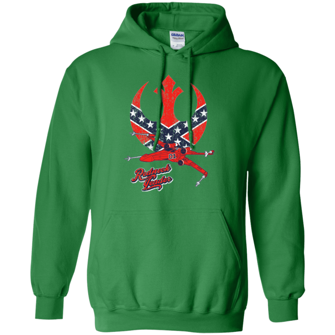 Sweatshirts Irish Green / Small Redneck Leader Pullover Hoodie