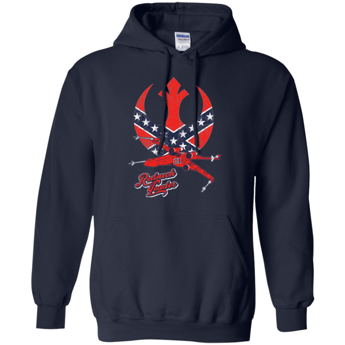 Sweatshirts Navy / Small Redneck Leader Pullover Hoodie