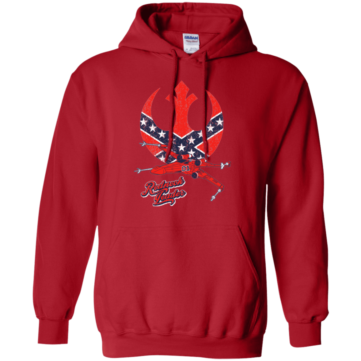 Sweatshirts Red / Small Redneck Leader Pullover Hoodie