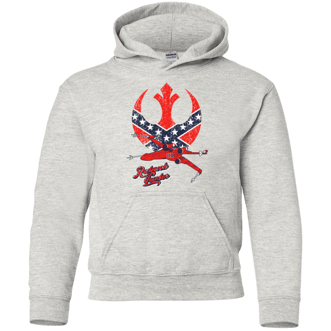 Sweatshirts Ash / YS Redneck Leader Youth Hoodie