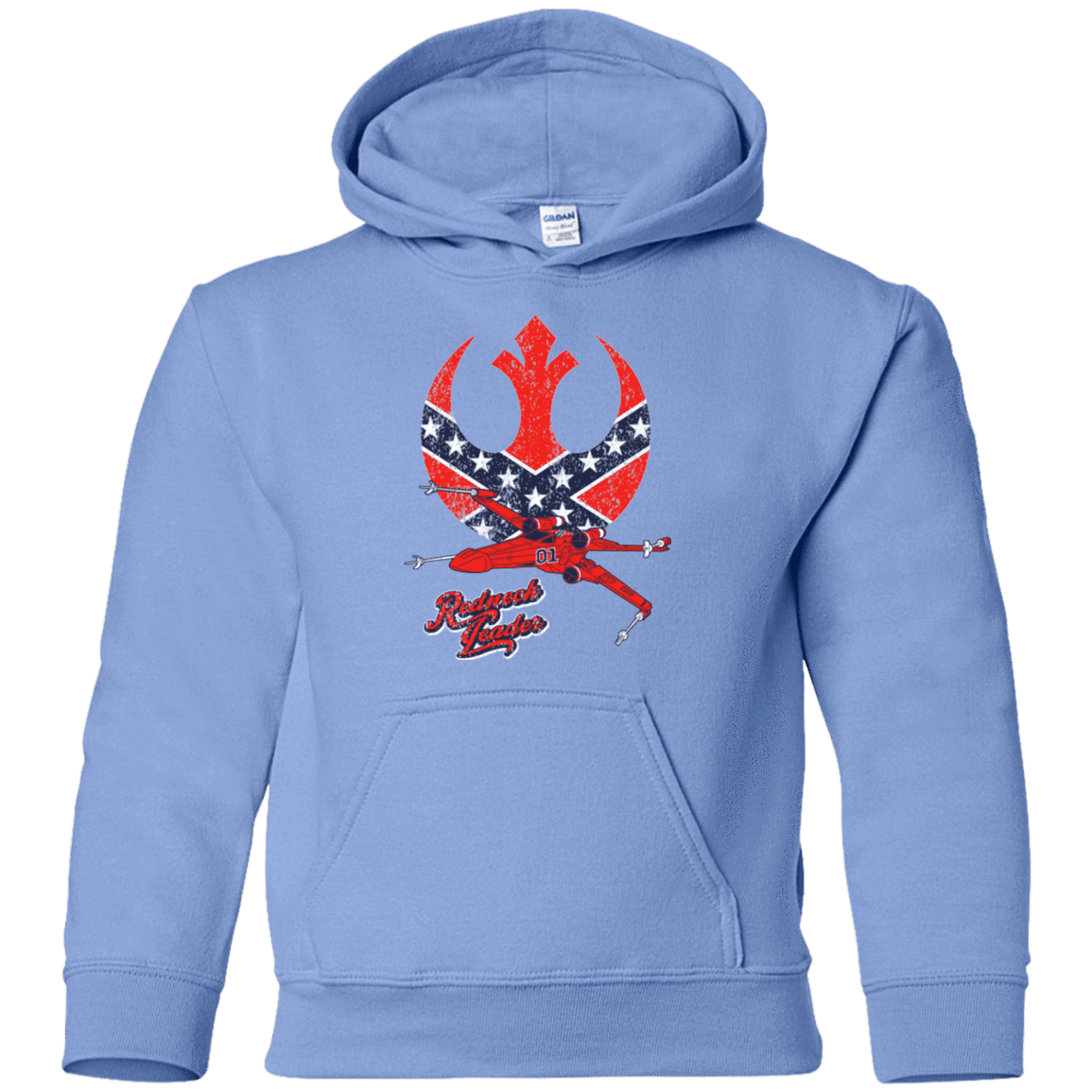 Sweatshirts Carolina Blue / YS Redneck Leader Youth Hoodie