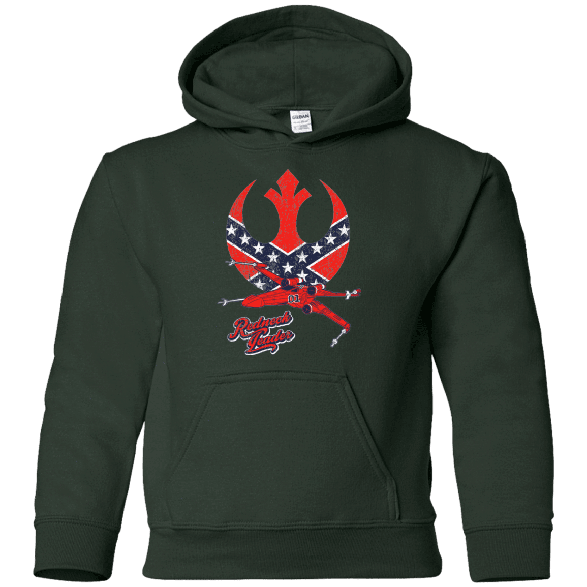 Sweatshirts Forest Green / YS Redneck Leader Youth Hoodie