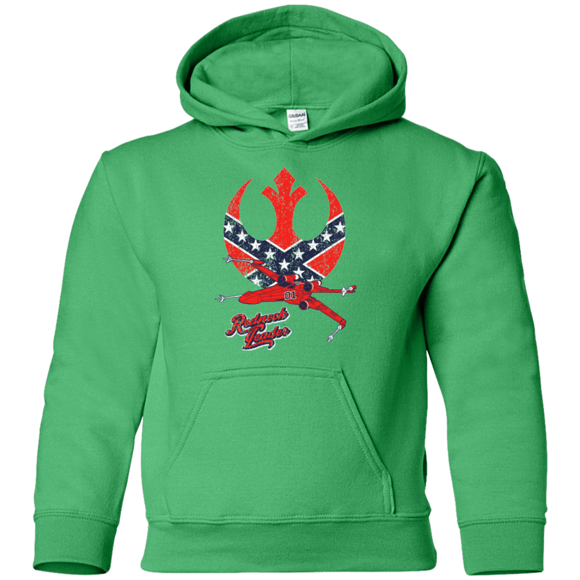 Sweatshirts Irish Green / YS Redneck Leader Youth Hoodie