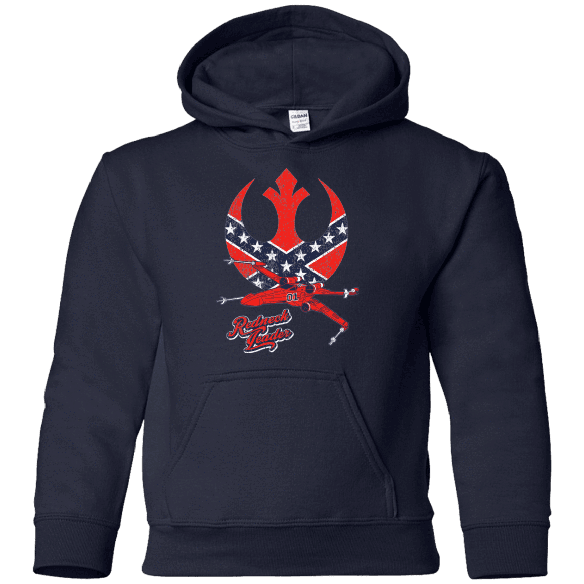Sweatshirts Navy / YS Redneck Leader Youth Hoodie