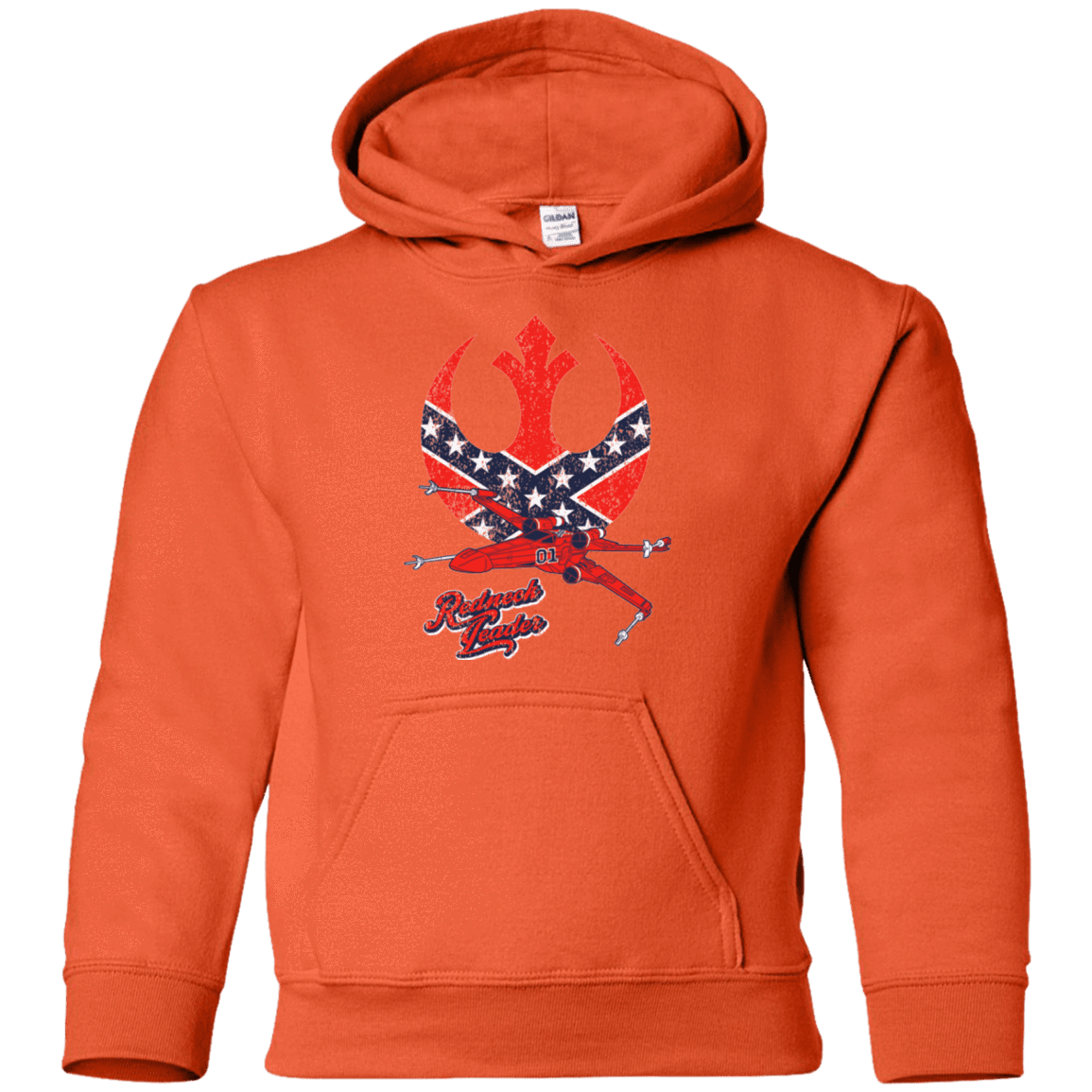 Sweatshirts Orange / YS Redneck Leader Youth Hoodie