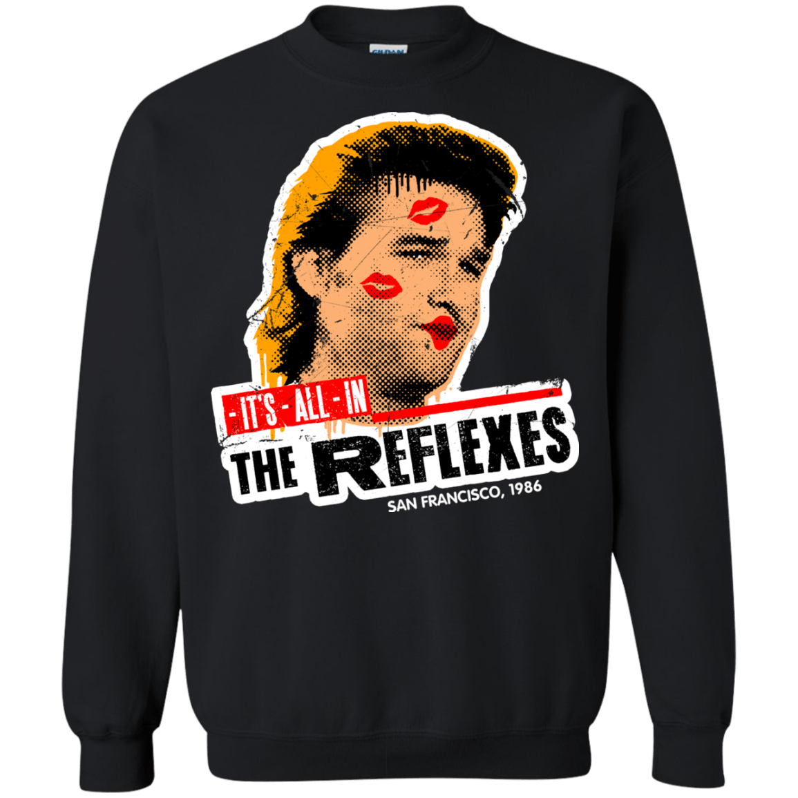 Sweatshirts Black / Small Reflexes Crewneck Sweatshirt