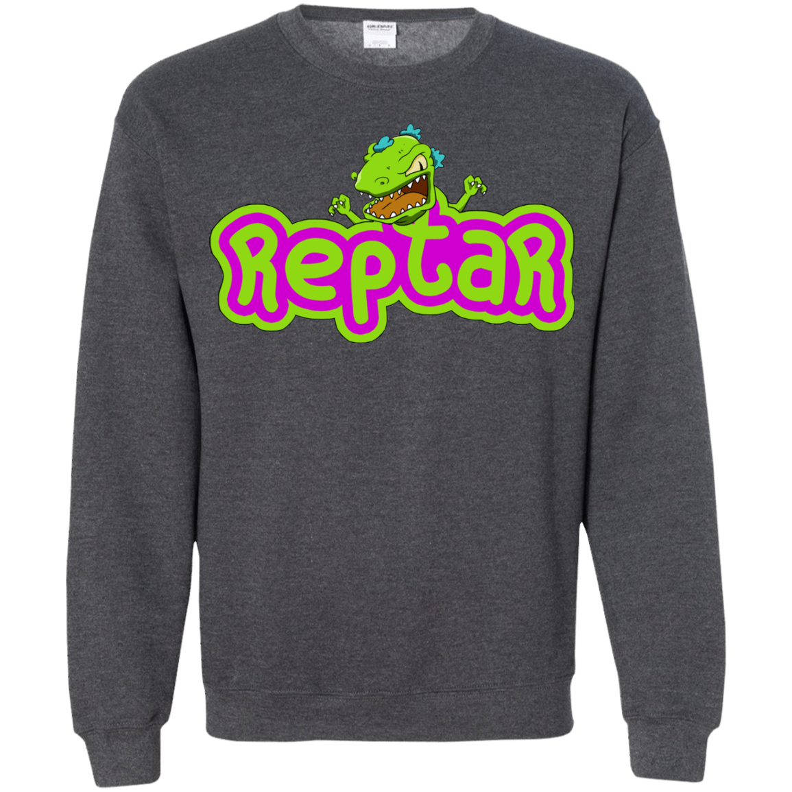 Sweatshirts Dark Heather / S Reptar Crewneck Sweatshirt