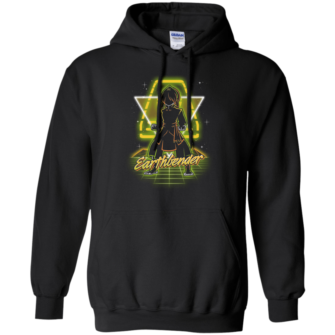 Sweatshirts Black / S Retro Earthbender Pullover Hoodie