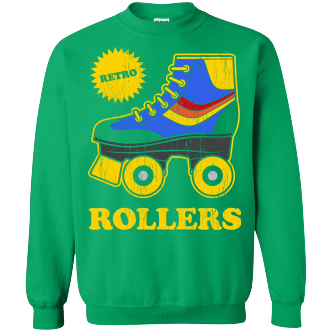 Sweatshirts Irish Green / Small Retro rollers Crewneck Sweatshirt