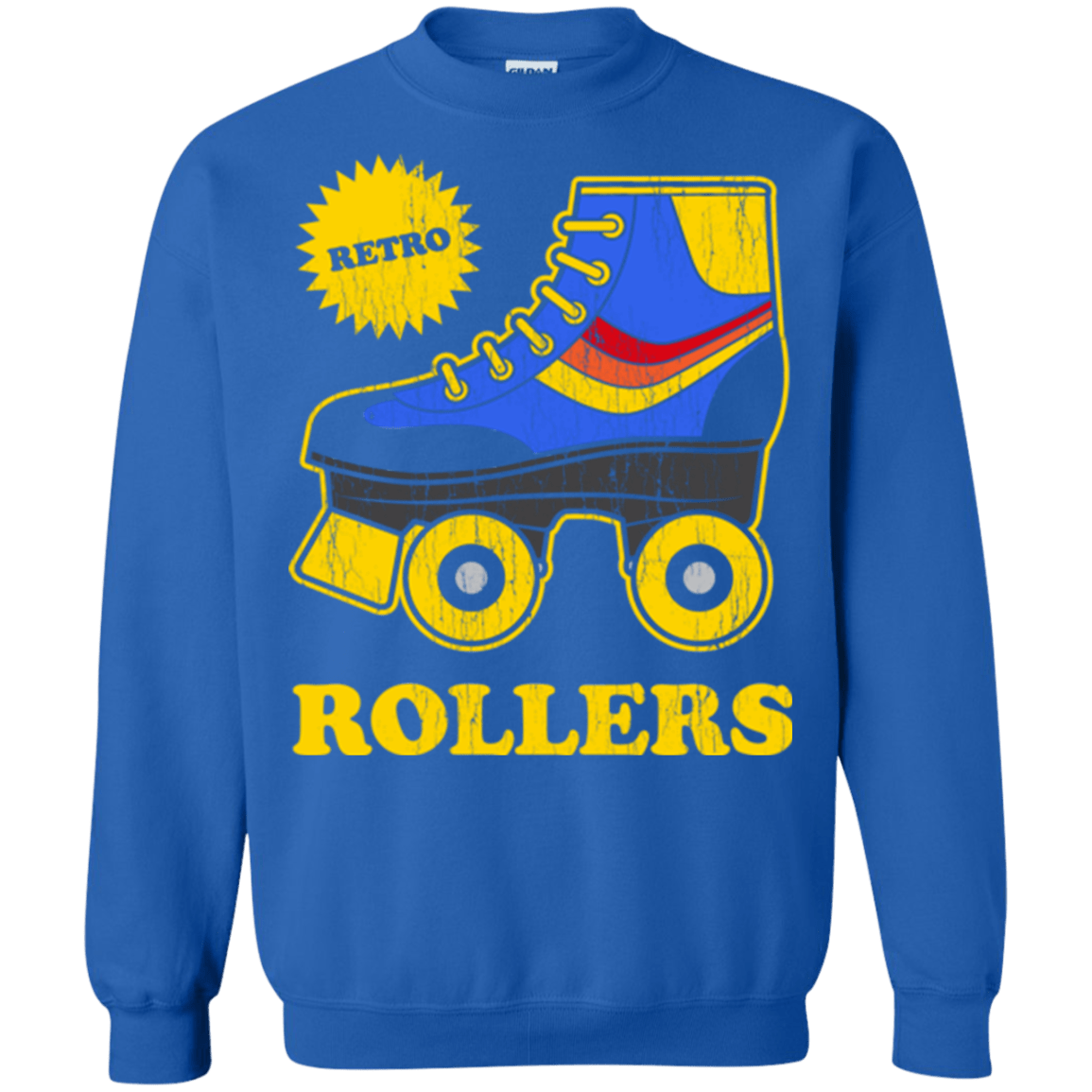 Sweatshirts Royal / Small Retro rollers Crewneck Sweatshirt