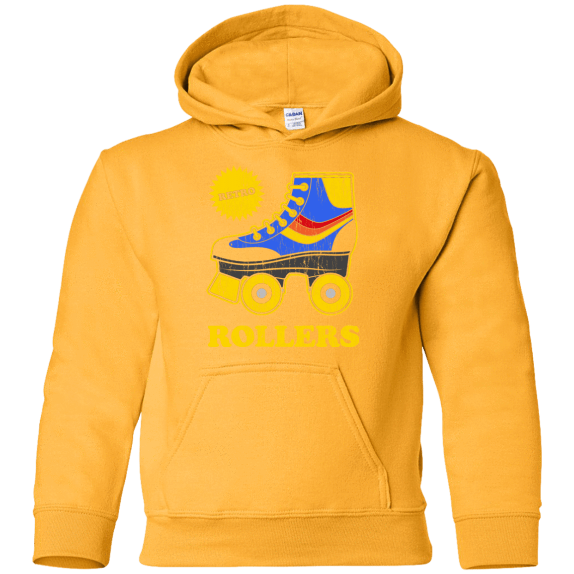 Sweatshirts Gold / YS Retro rollers Youth Hoodie