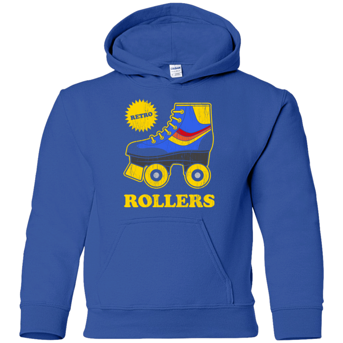Sweatshirts Royal / YS Retro rollers Youth Hoodie
