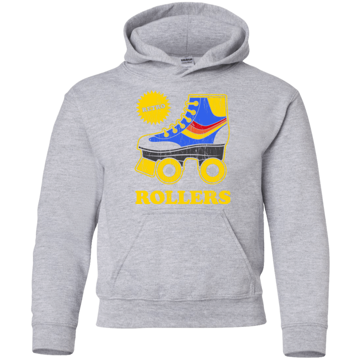 Sweatshirts Sport Grey / YS Retro rollers Youth Hoodie