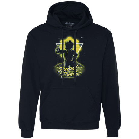 Sweatshirts Navy / S Retro Special Dweller Premium Fleece Hoodie