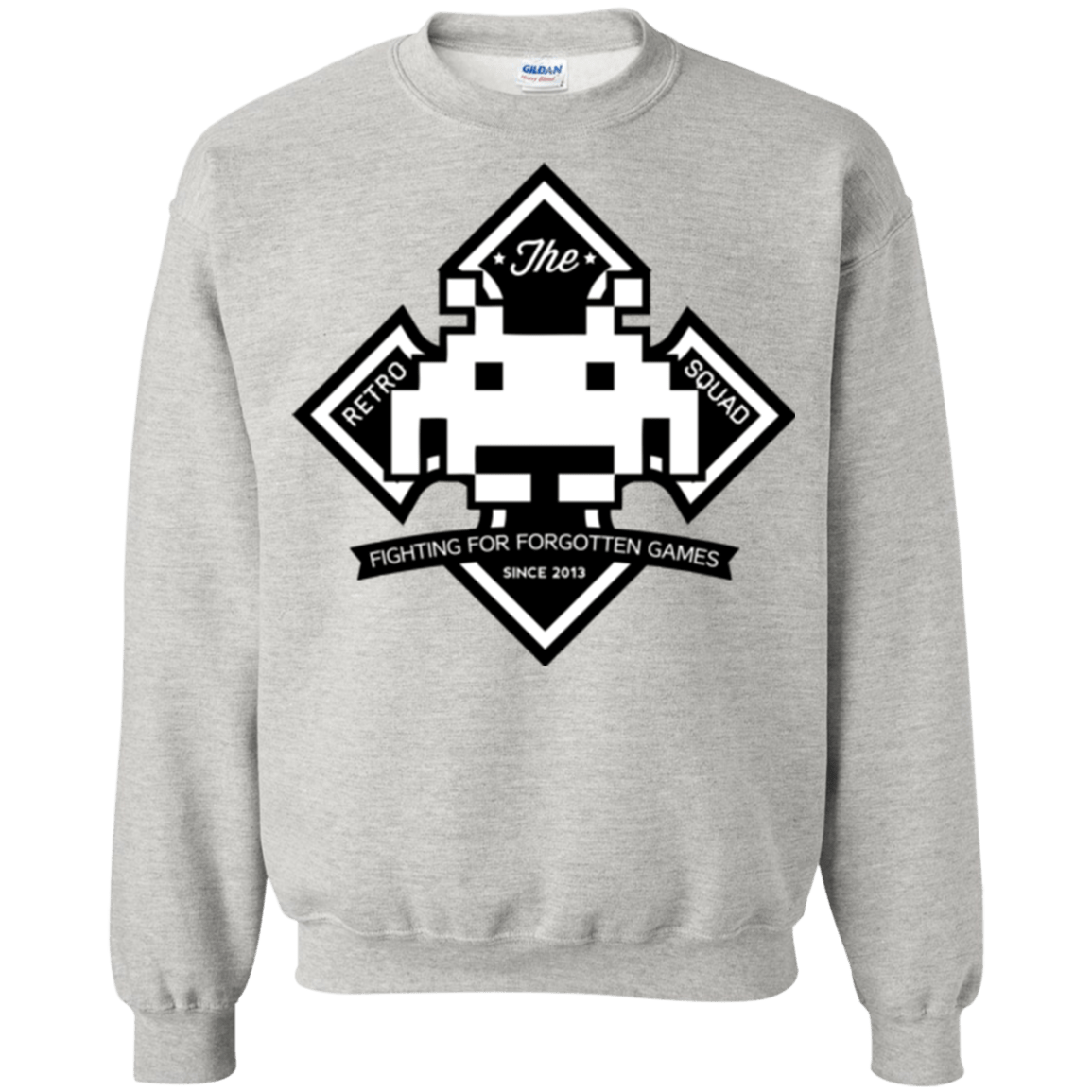 Sweatshirts Ash / Small Retro Squad Crewneck Sweatshirt