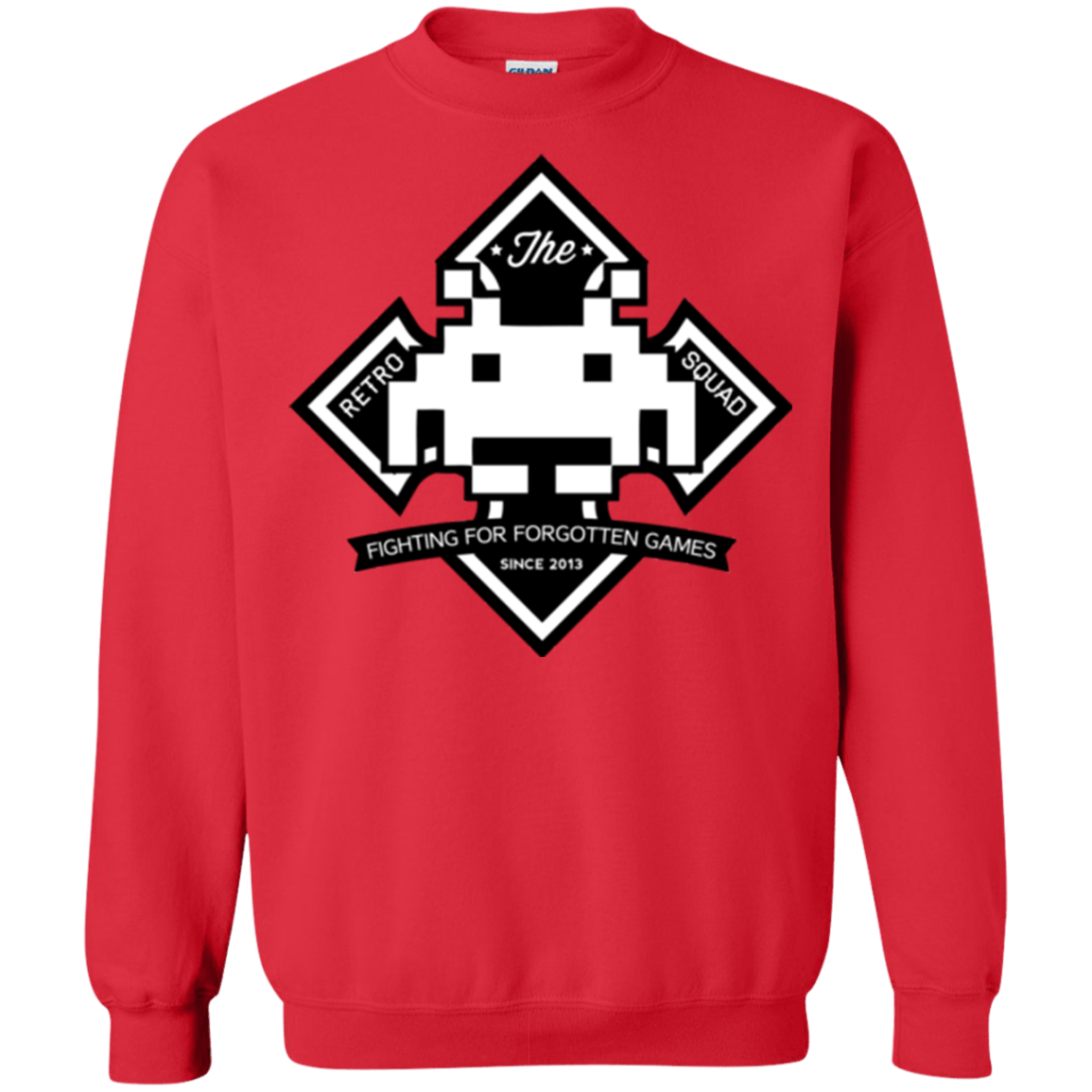 Sweatshirts Red / Small Retro Squad Crewneck Sweatshirt