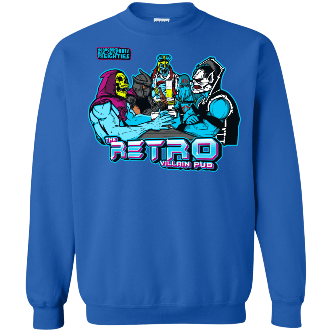 Sweatshirts Royal / S Retro Villain Pub Crewneck Sweatshirt