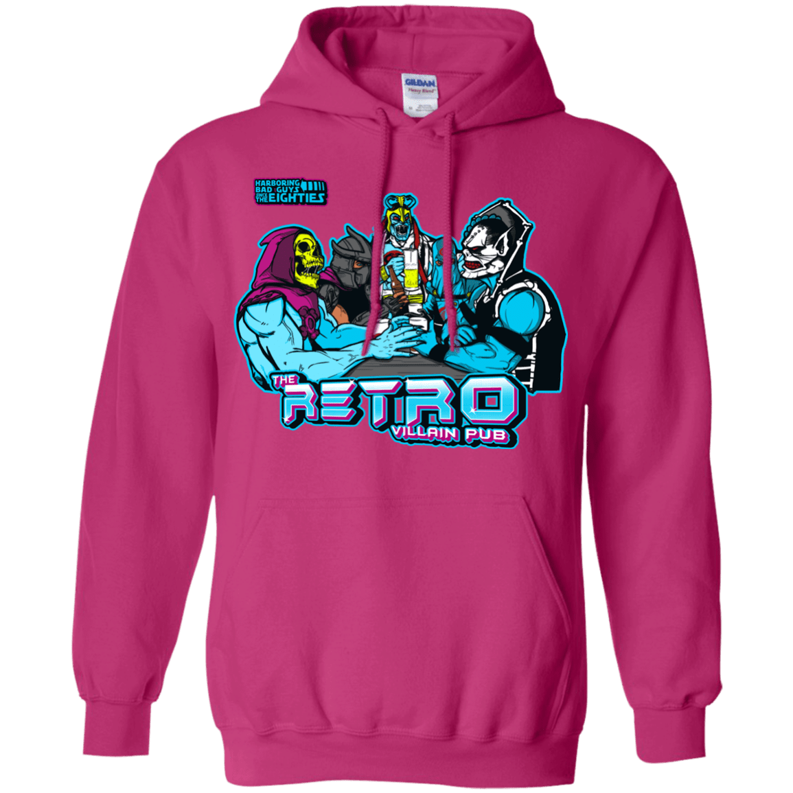 Sweatshirts Heliconia / S Retro Villain Pub Pullover Hoodie