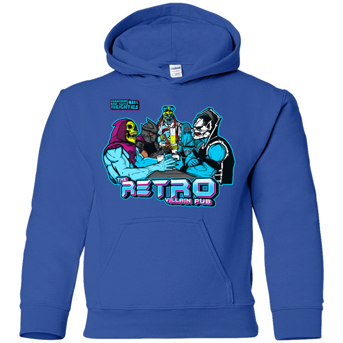 Sweatshirts Royal / YS Retro Villain Pub Youth Hoodie