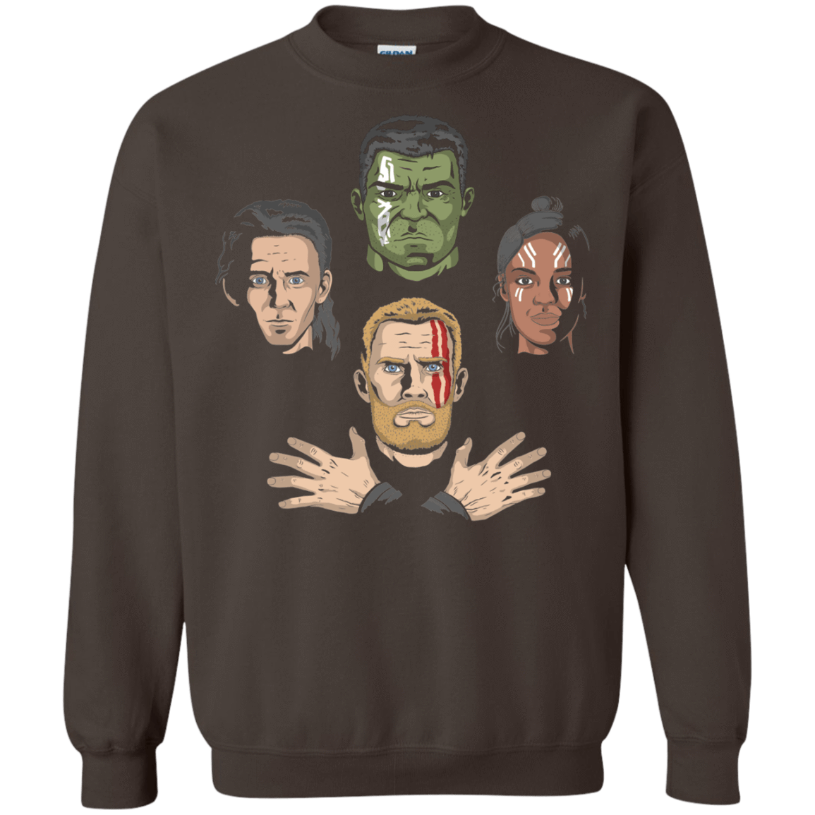 Sweatshirts Dark Chocolate / S Revengers Rhapsody Crewneck Sweatshirt