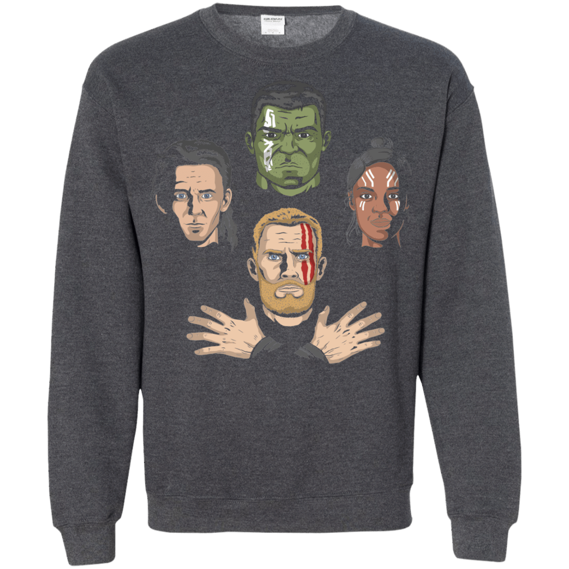 Sweatshirts Dark Heather / S Revengers Rhapsody Crewneck Sweatshirt