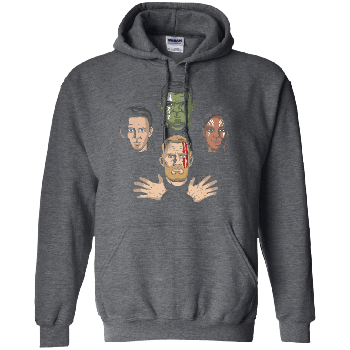 Sweatshirts Dark Heather / S Revengers Rhapsody Pullover Hoodie