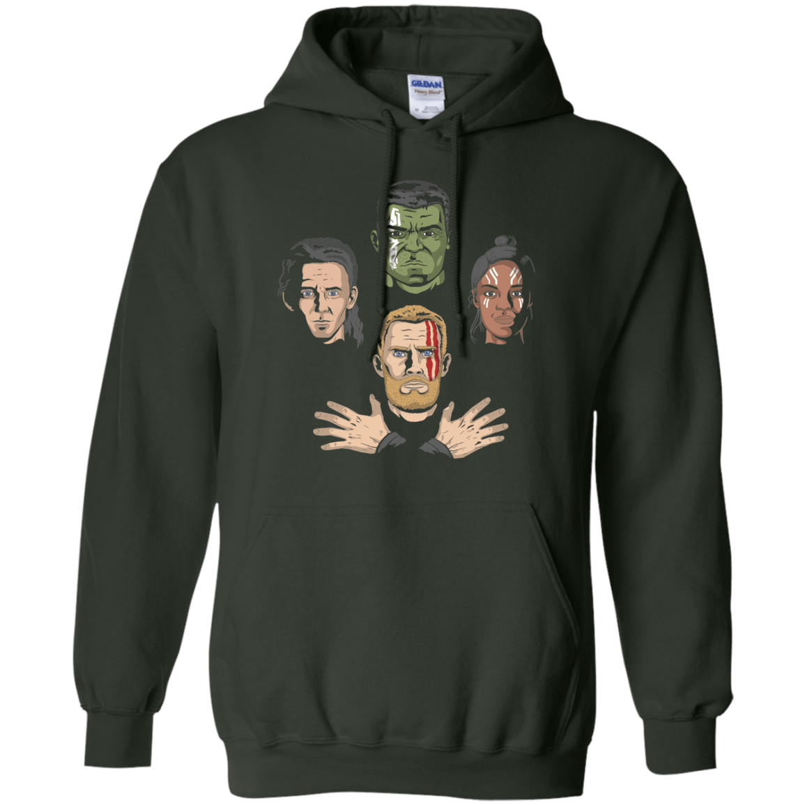 Sweatshirts Forest Green / S Revengers Rhapsody Pullover Hoodie