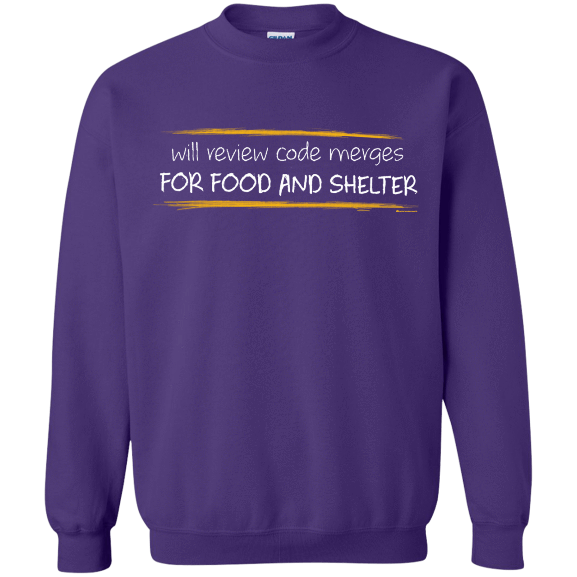 Sweatshirts Purple / Small Reviewing Code For Food And Shelter Crewneck Sweatshirt