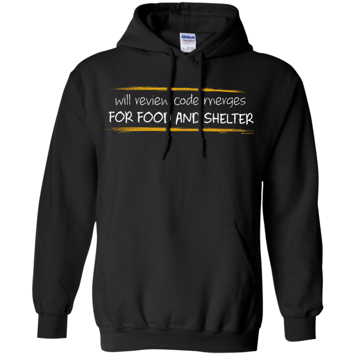 Sweatshirts Black / Small Reviewing Code For Food And Shelter Pullover Hoodie