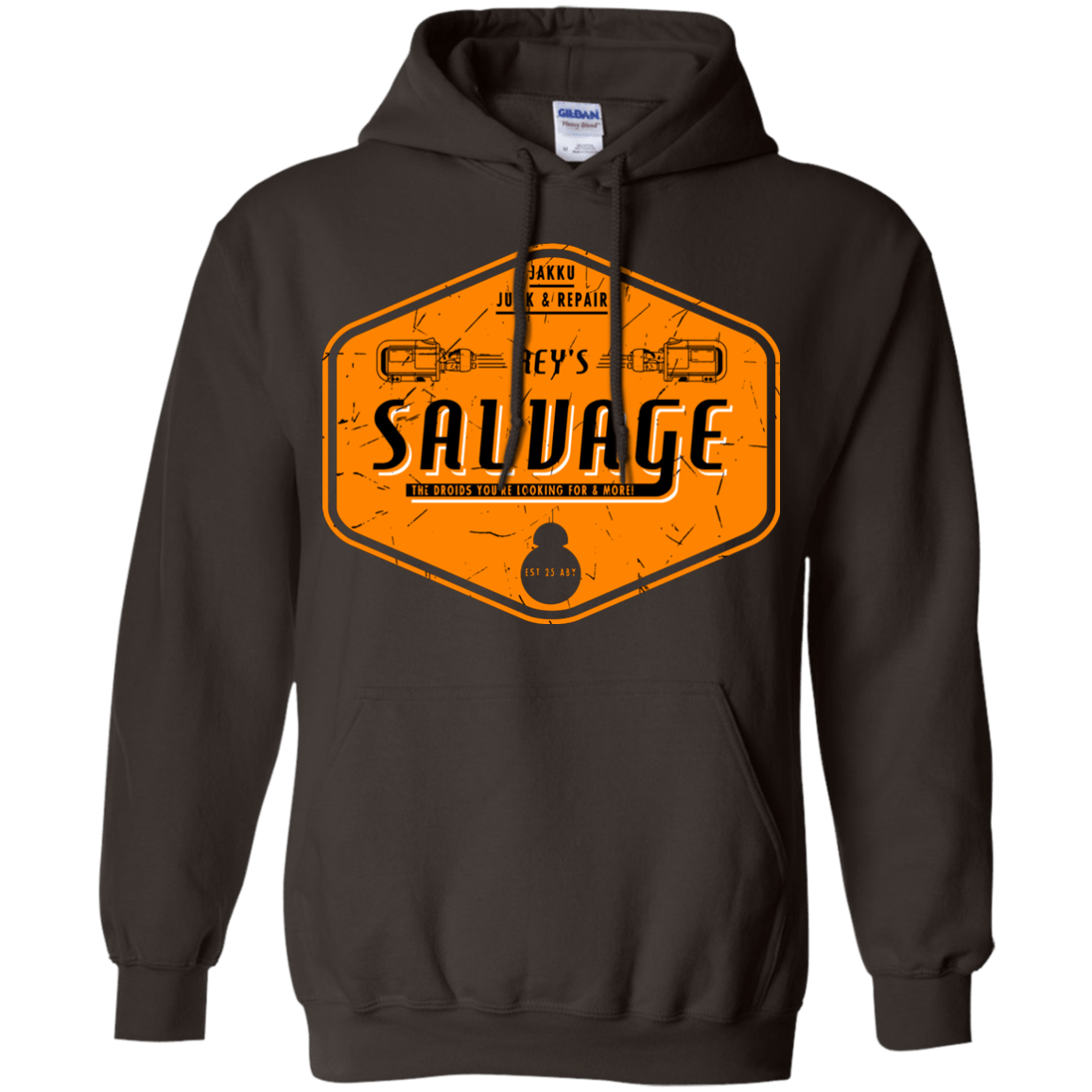 Sweatshirts Dark Chocolate / S Reys Salvage Pullover Hoodie