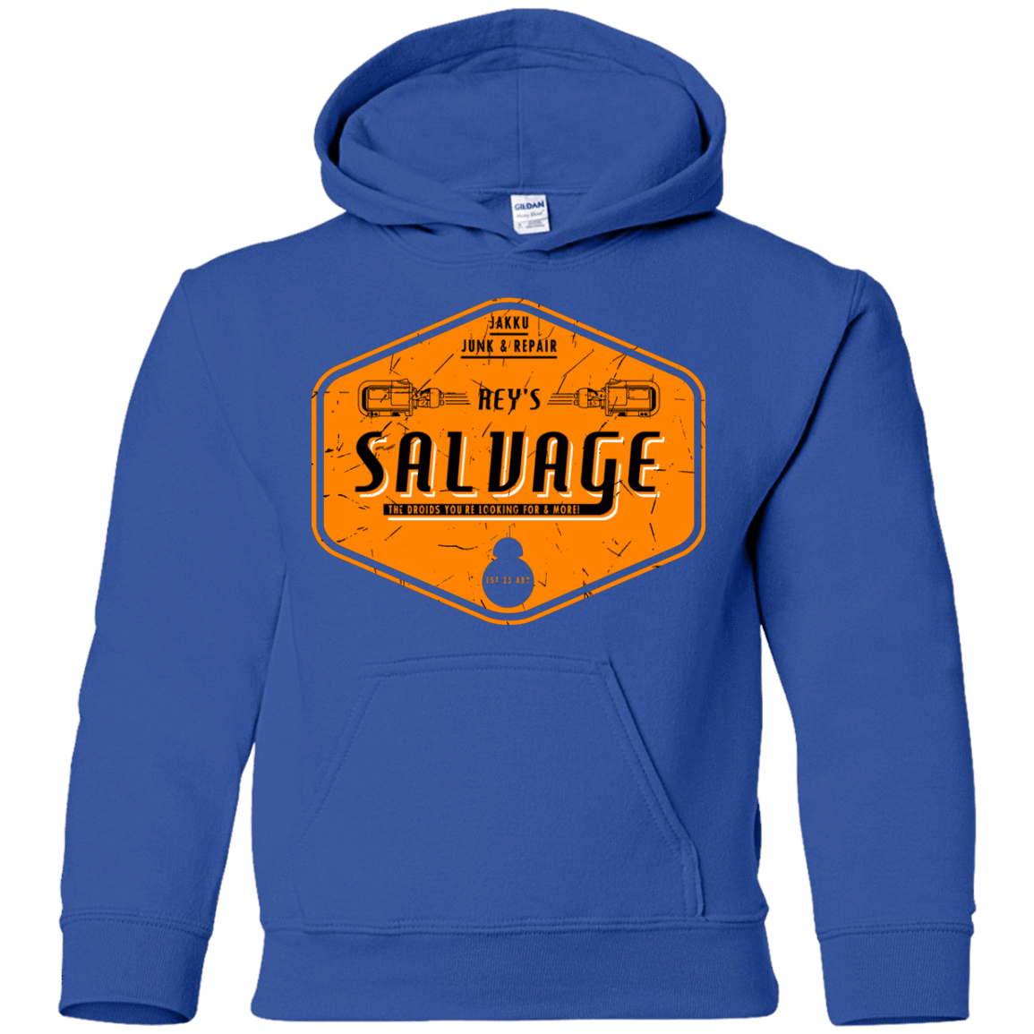 Sweatshirts Royal / YS Reys Salvage Youth Hoodie