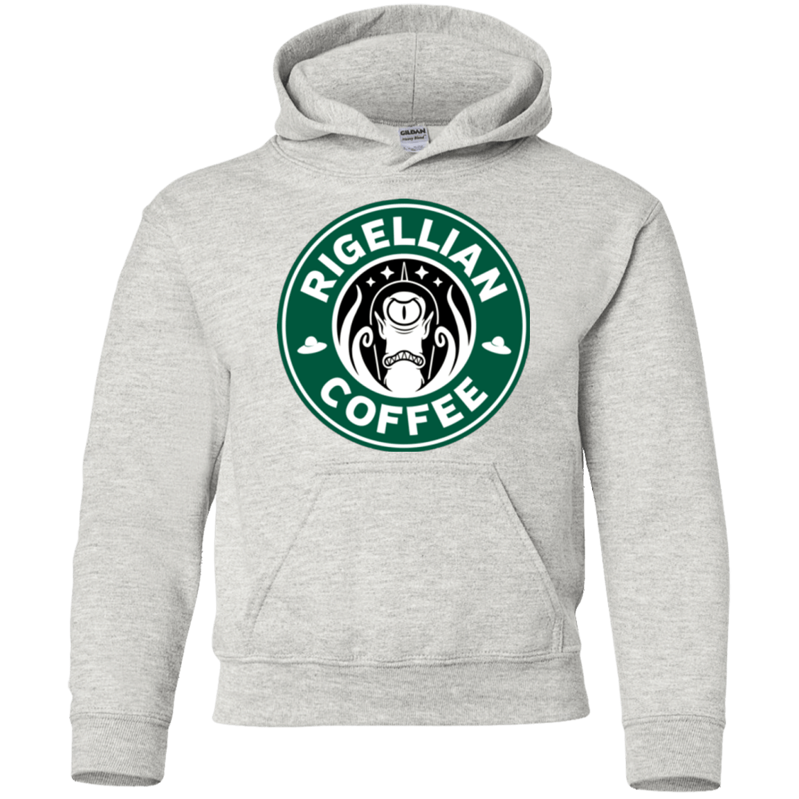 Sweatshirts Ash / YS Rigellian Coffee Youth Hoodie