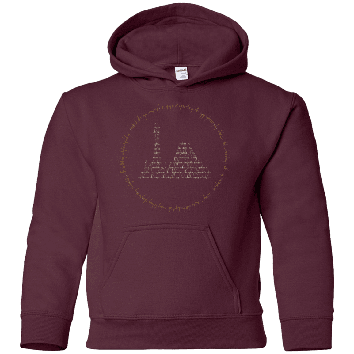 Sweatshirts Maroon / YS Ring Youth Hoodie