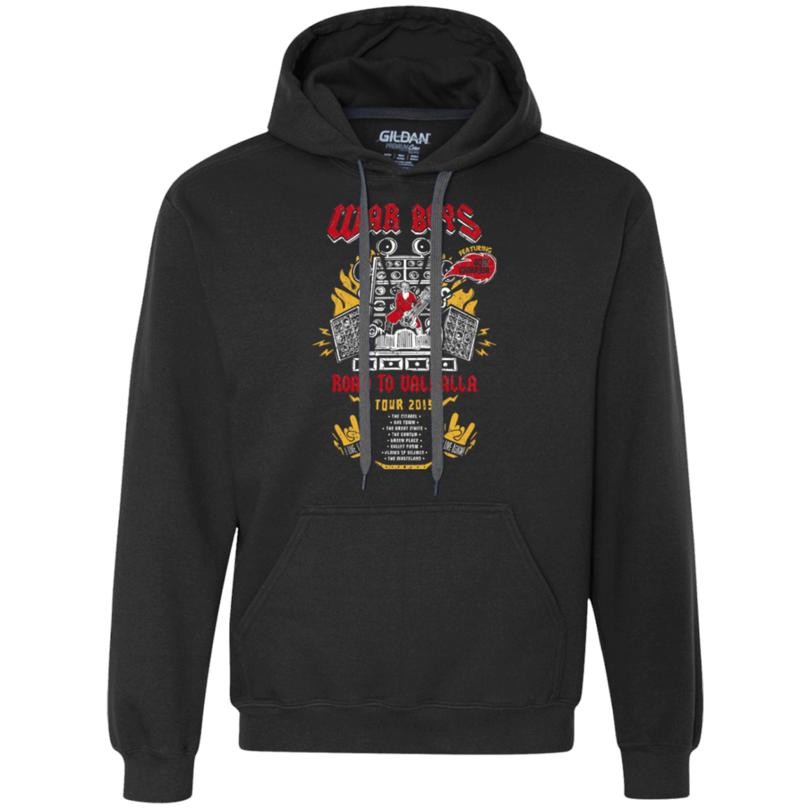 Sweatshirts Black / Small Road to Valhalla Tour Premium Fleece Hoodie